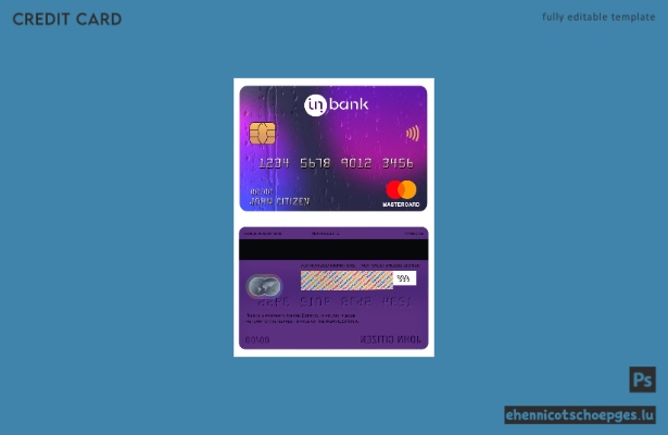 Estonia Inbank Mastercard Beispielvorschau